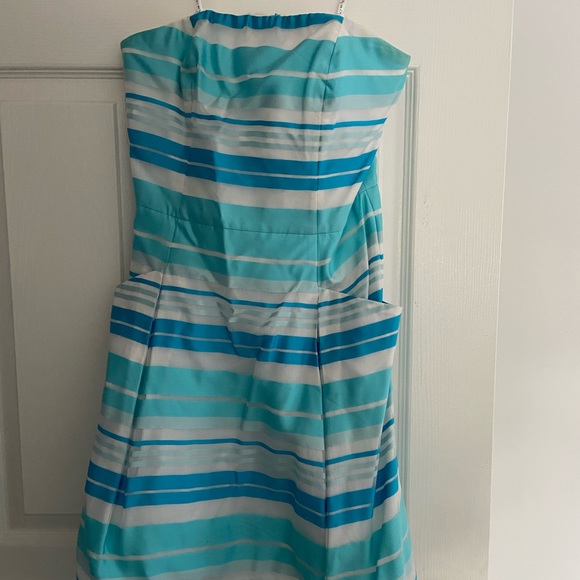 Lilly Pulitzer Striped Strapless Dress - Picture 2 of 3